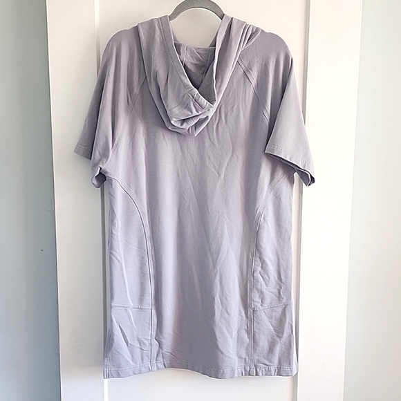 Athleta Cabana Tunic Hoodie Dress size Medium in lavender - Picture 9 of 9